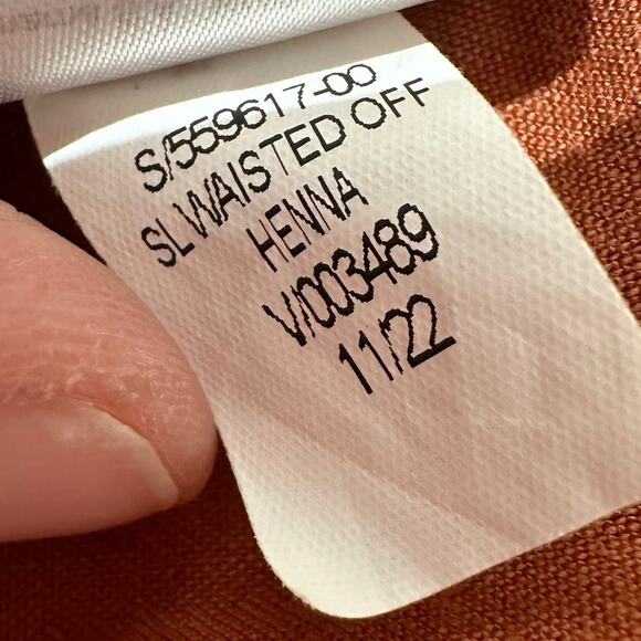 Old Navy Ruffled Off-The-Shoulder Smocked Henna Maxi Dress L Cottagecore - Picture 7 of 9